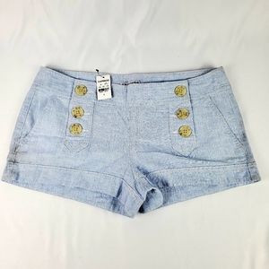 Womens Express Sailor Six Button Shorts